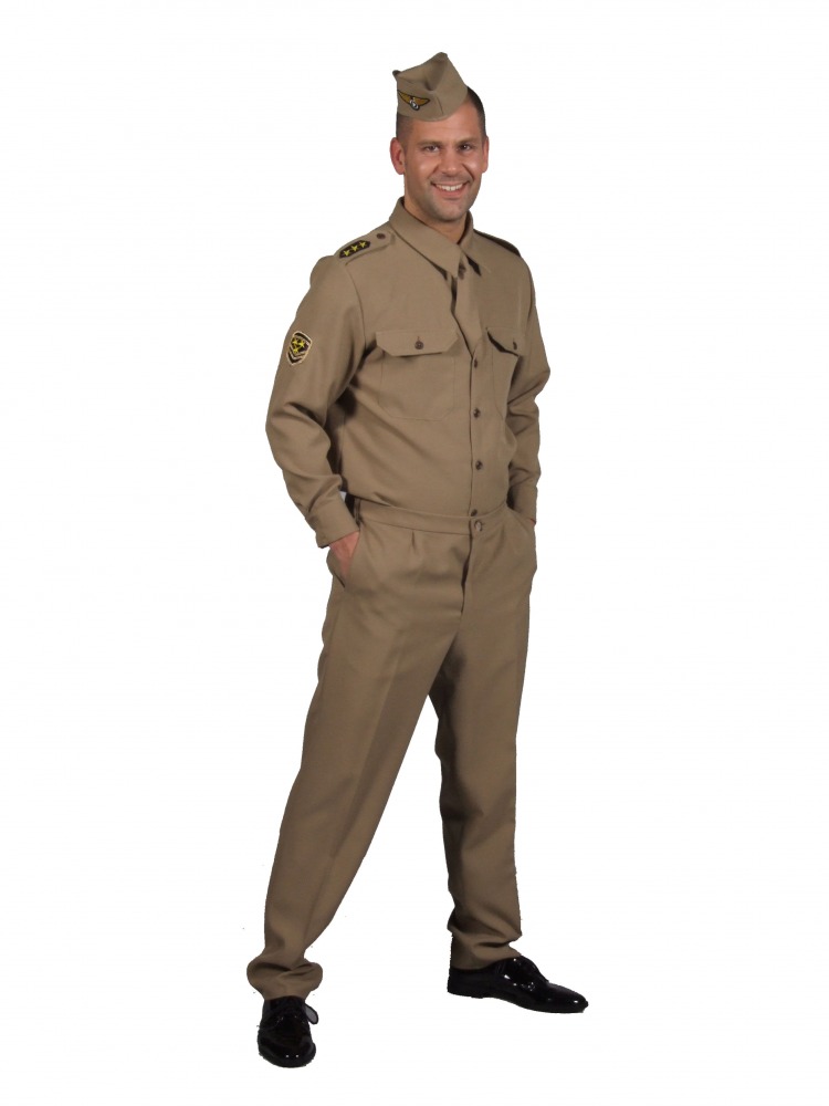 Mens 1940s WWII Wartime Costume - 38" Chest Image